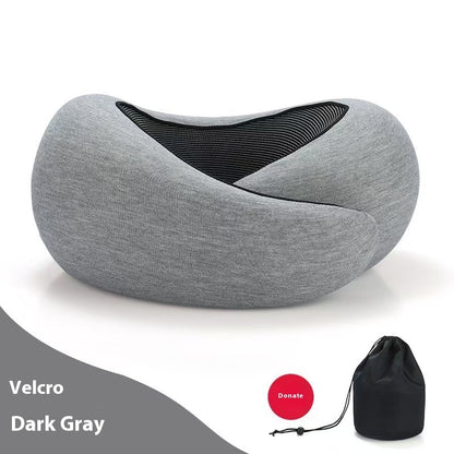 Soft Memory Foam Travel Neck Pillow –U-Shape Adjustable