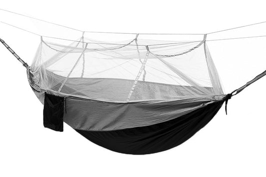 Mosquito Net Camping Hammock with Parachute Cloth