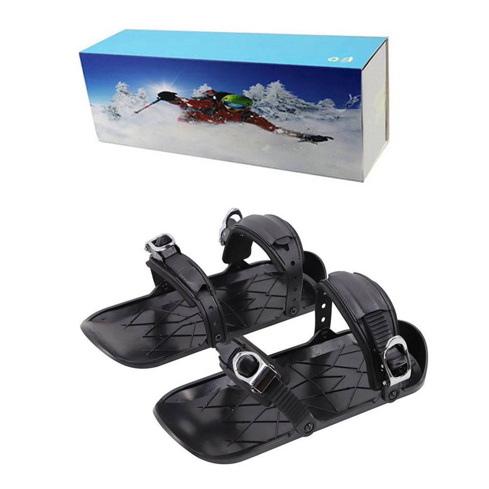 Buy Mini Ski Skates Portable Short Skiboard Adjustable Shoes
