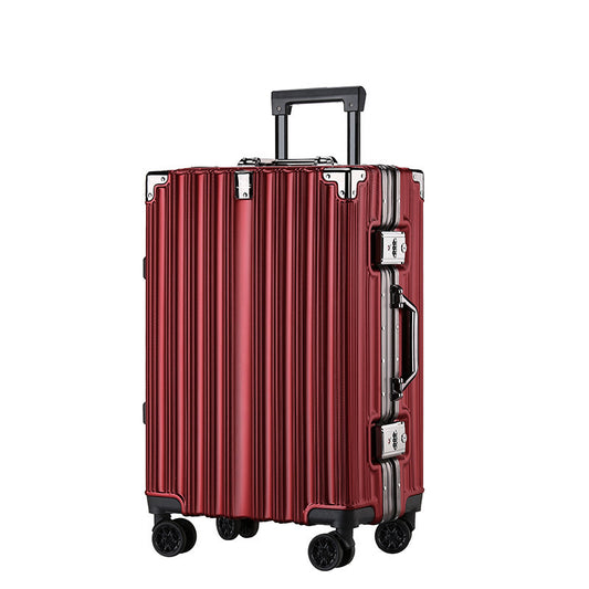 24 Inch Aluminum Frame Trolley Case Large Capacity Bag