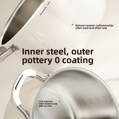 Stainless Steel Soup Pot for Daily Cooking and Kitchen Use