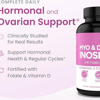 Vitamin D Inositol Capsules for Daily Wellness Support Care