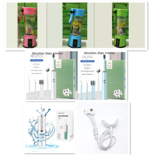 Buy Portable USB Rechargeable Blender 6 Blade Juicer Cup 380ML