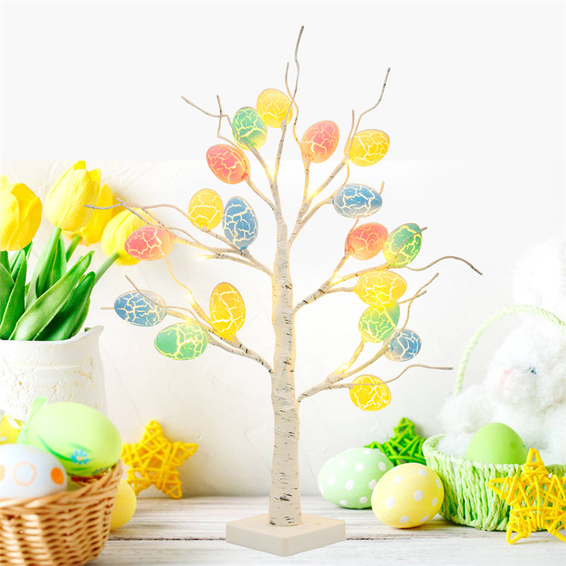Easter Decoration 60cm Birch Tree LED Light for Spring Party