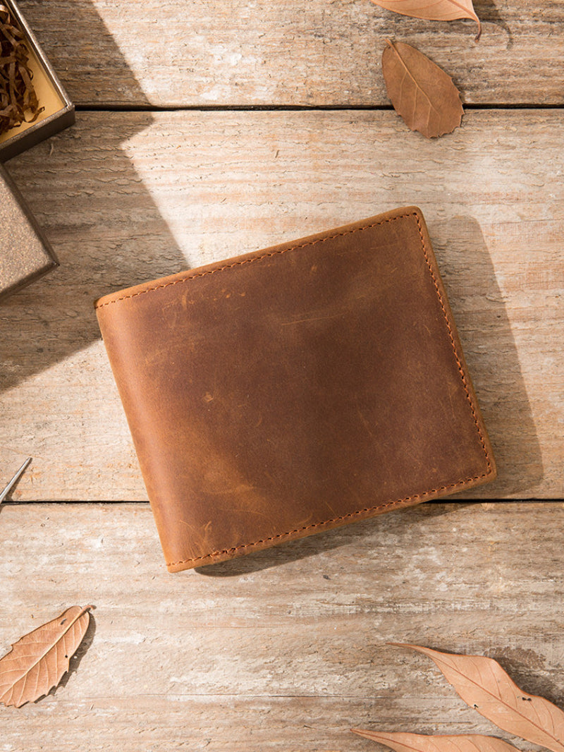Handmade Wallet Made From Premium Full-grain Cowhide for Men