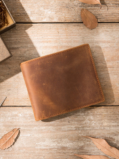 Handmade Wallet Made From Premium Full-grain Cowhide for Men