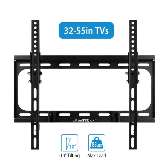 Tilt Dual Arm TV Wall Mount Brackets for 32-55in Screens
