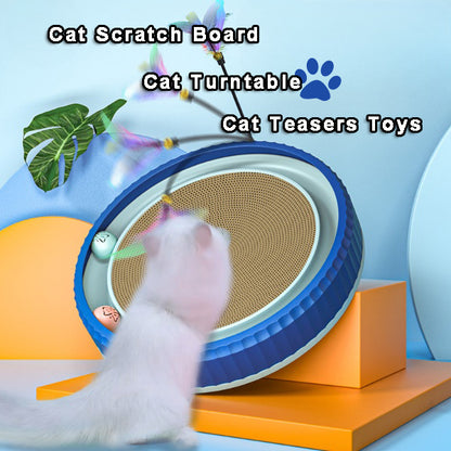 Round Cat Scratching Board – Wear-resistant & Anti-scratch