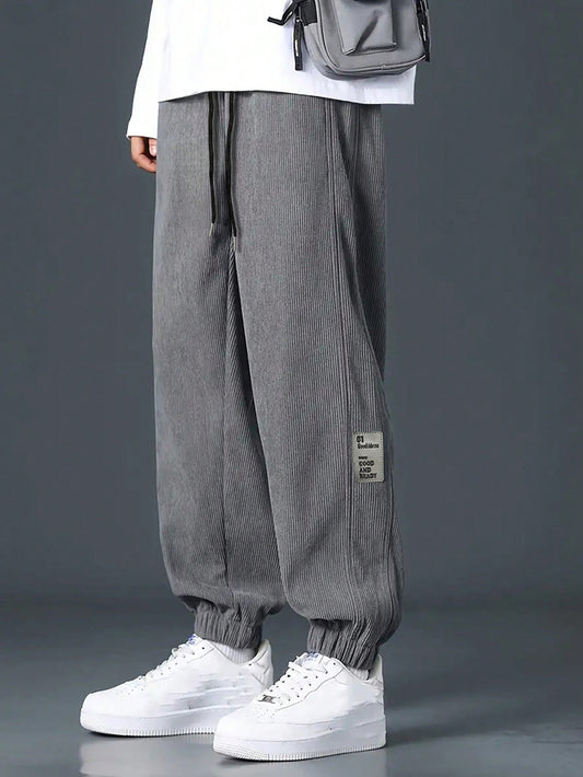 Casual Corduroy Work Pants for Sports and Everyday Comfort