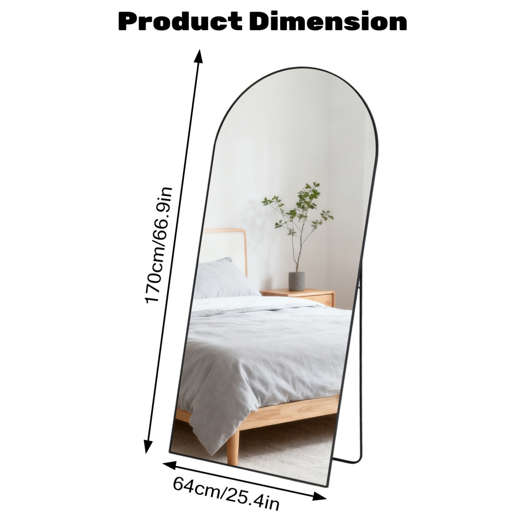 Full Length Floor Mirror – Stylish Full-Body Rectangle Mirror
