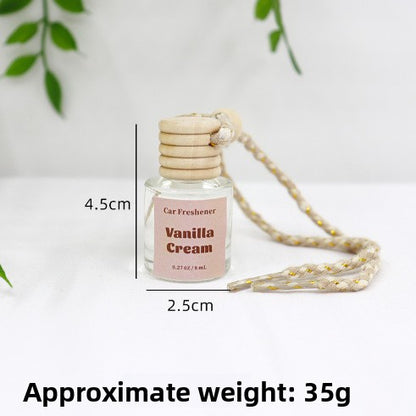 Car-mounted perfume glass bottle