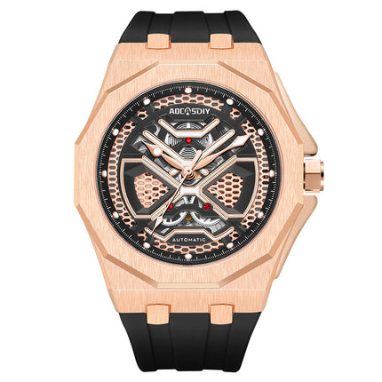 Buy Trendy Hollow Mechanical Watch with Water Resistance