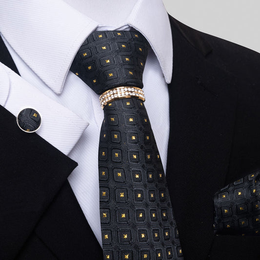 Multi Colored Striped Floral Mens Tie for Formal Party Wear