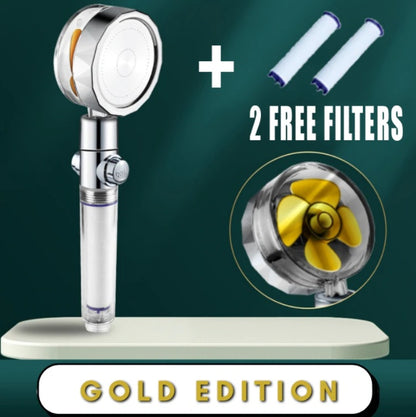 Buy Shower Head Water Saving – 360° Rotating ABS Rain Nozzle