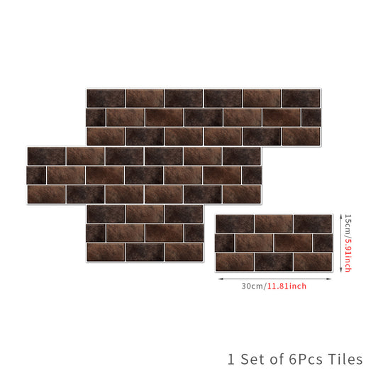 American Tile Wallpaper Imitation Design for Home Decor Use