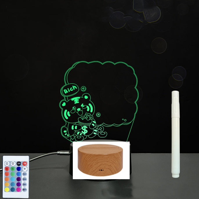 3D Acrylic Handwriting LED Message Board for Creative Decor