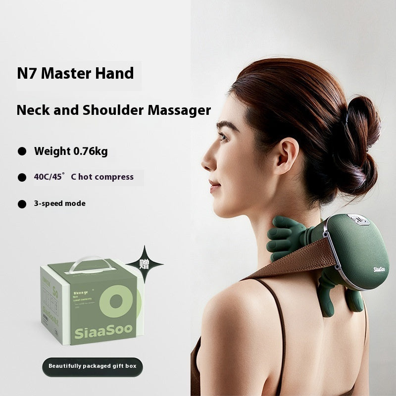 Electric Neck and Shoulder Massager for Deep Kneading Relief