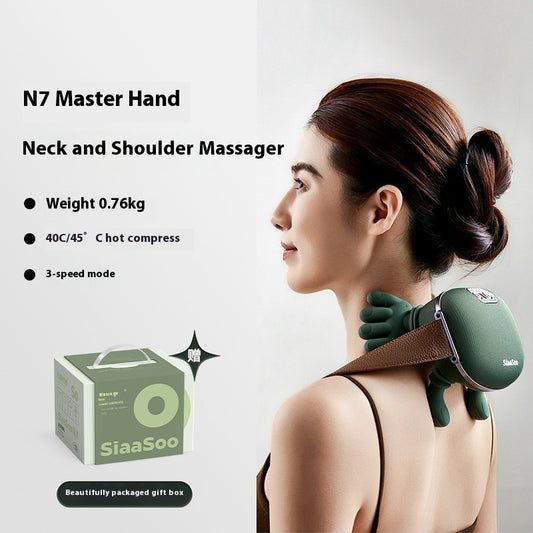 Electric Neck and Shoulder Massager for Deep Kneading Relief