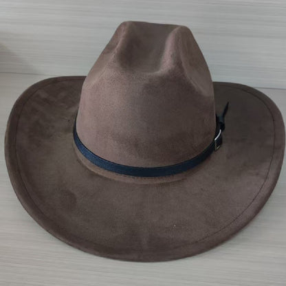 Curved Edge Western Cowboy Hat Men And Women