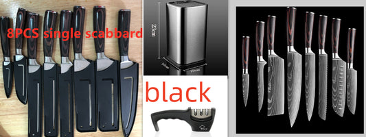 Chef Knives Kitchen Knives Cleaver and Slicing Knife Set