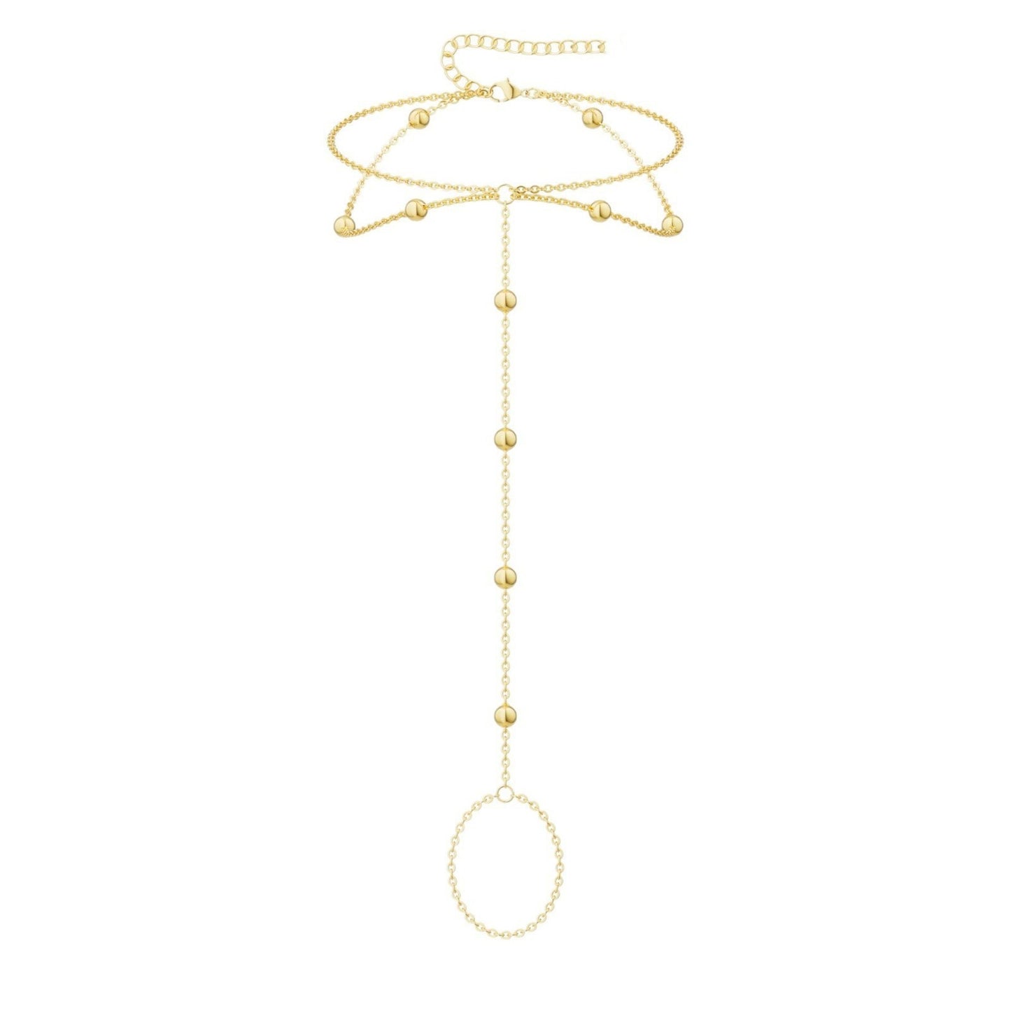 Womens Personality-filled Ball Bead Anklet – Versatile Style