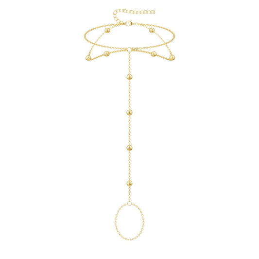 Womens Personality-filled Ball Bead Anklet – Versatile Style