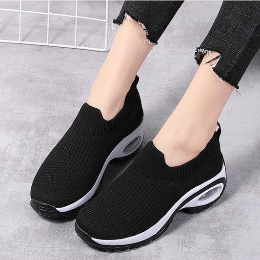 Buy Sneakers Women Air Cushion Mesh Breathable Running Shoes
