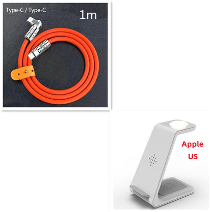 3 in 1 Fast Charging Station Wireless Charger Phone Stand