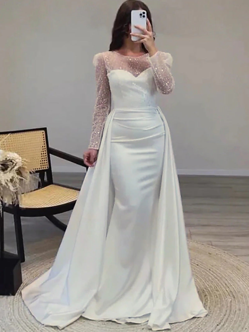 The Dazzling Sequin Queen Sequin Evening Gown Party Wear