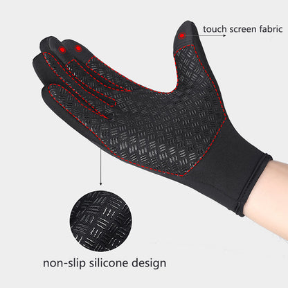 Buy Winter Touch Screen Motorcycle Gloves – Waterproof Fleece