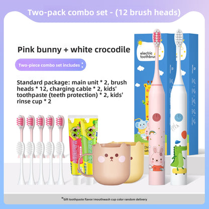 Children's Electric Toothbrush Soft Bristles Sensitive Gums