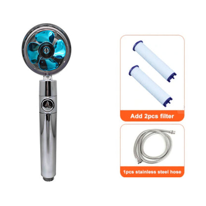 Buy Shower Head Water Saving – 360° Rotating ABS Rain Nozzle