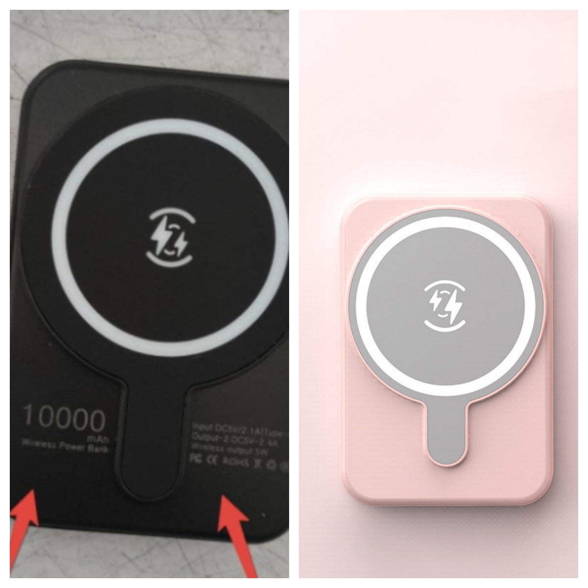 Buy Portable 5000mAh Magnetic Wireless Power Bank Fast Charging