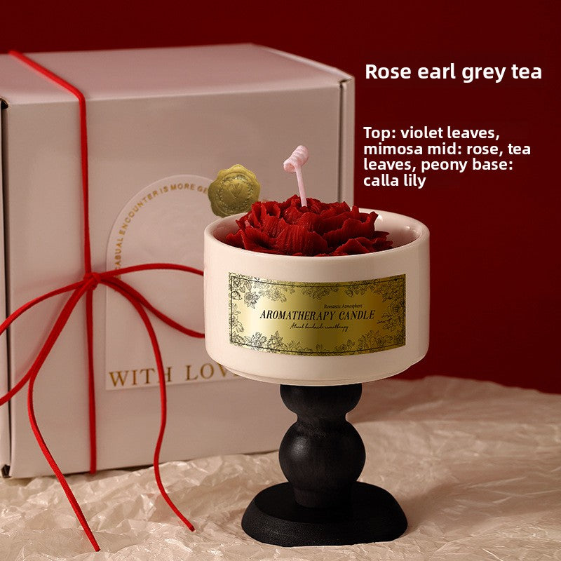 Floral Aromatherapy Candles for Relaxing Home Fragrance