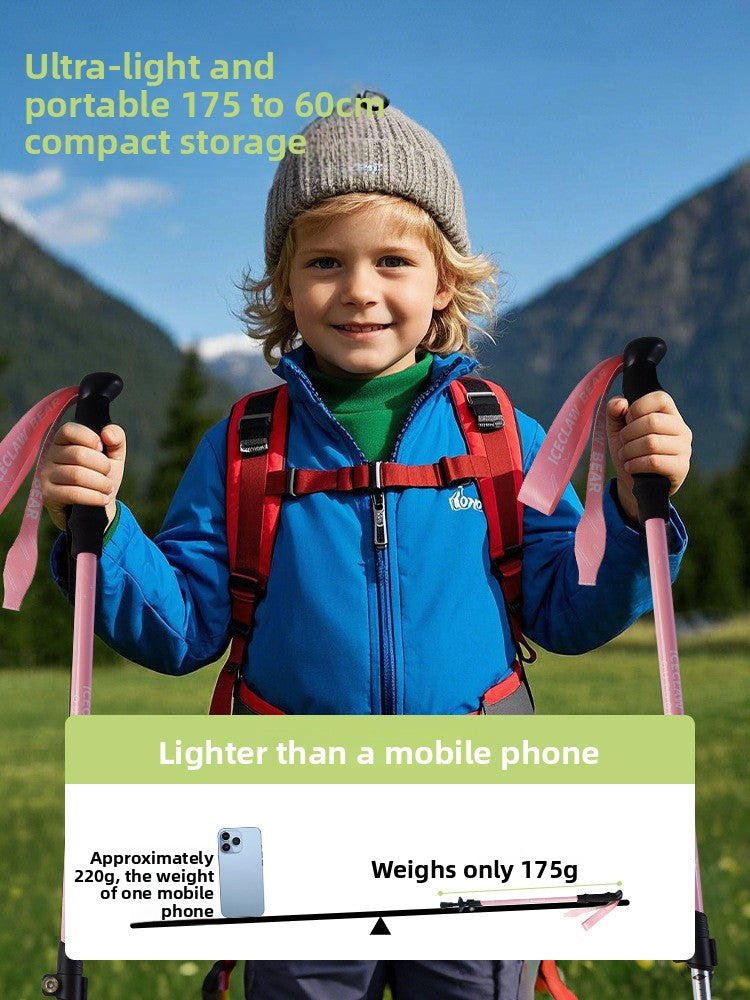 Children's Telescopic Hiking Walking Pole for Outdoor Fun