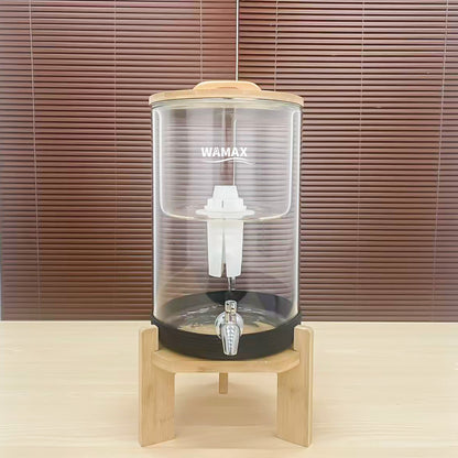 Glass Gravity Water Filter Dispenser 8L for Clean Water