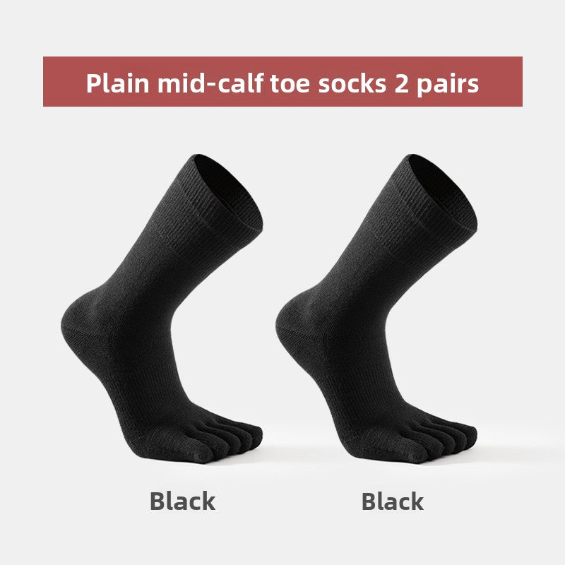 Women's Merino Wool Five-Toe Sports Socks Warm Daily Wear