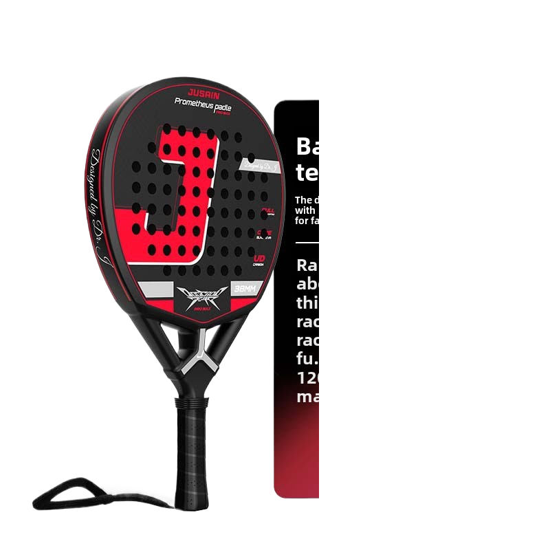 Carbon Fiber Padel Tennis Racket for Training and Matches
