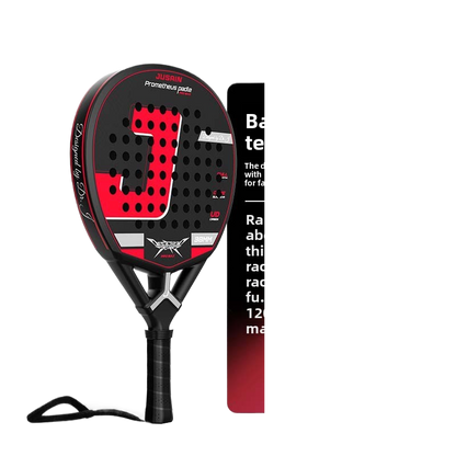 Carbon Fiber Padel Tennis Racket for Training and Matches