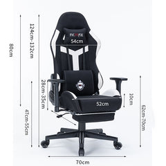 With Footrest L4 GasLift Tech Fabric