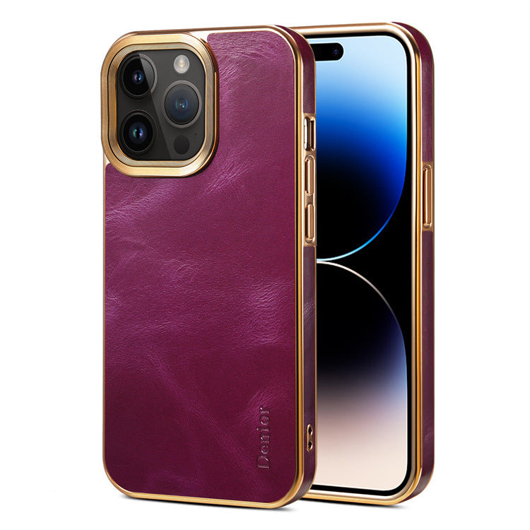 Protective Leather Phone Case – Durable & Elegant Design