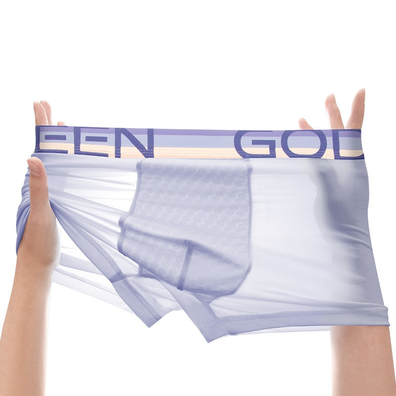 Men's Cool Ice-Silk Underwear for Comfortable Summer Wear