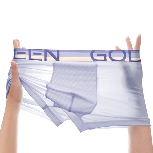Men's Cool Ice-Silk Underwear for Comfortable Summer Wear