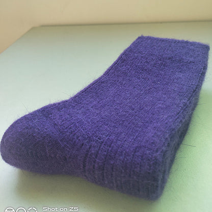 Rabbit Wool Blend Fleece Lined Winter Socks Warm Daily Wear