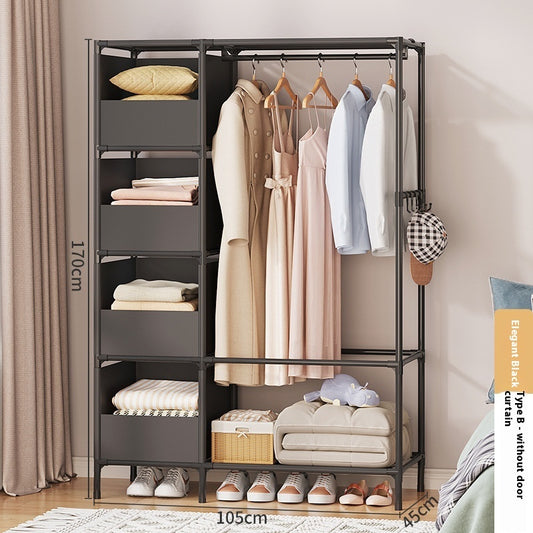 Simple Wardrobe for Bedroom – Quick Assembly & Home Storage