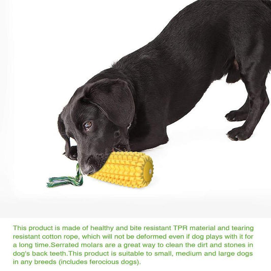 PROKEl Dog Chew Toy – Corn Stick Rope Squeaker for All Breeds