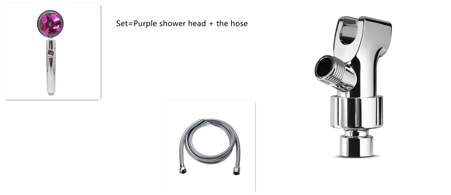 Buy Shower Head Water Saving – 360° Rotating ABS Rain Nozzle