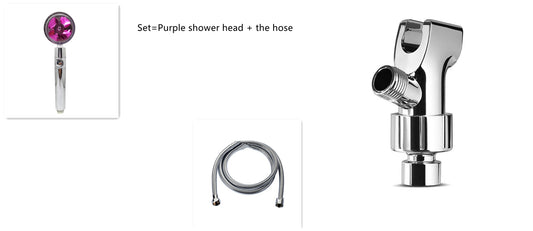 Buy Shower Head Water Saving – 360° Rotating ABS Rain Nozzle
