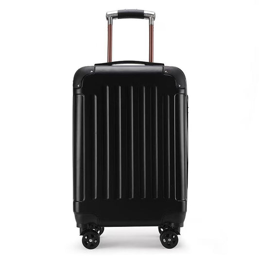 Adult Travel Suitcase Casual with Vertical Stripes Wheels