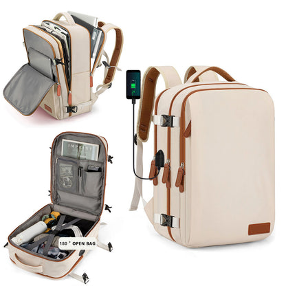 Casual Versatile Mens Oxford Cloth Backpack for Travel & Daily